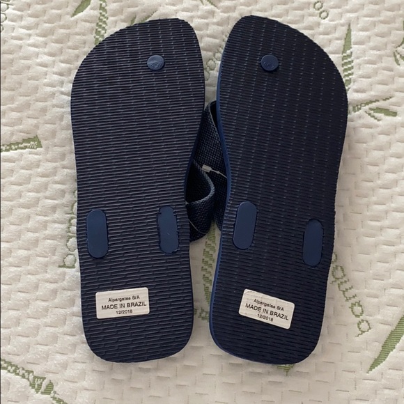 Men’s navy blue/indigo Havaianas flip flop sandal - Picture 4 of 5